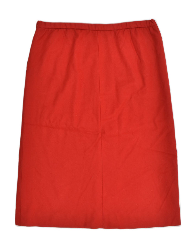 PENDLETON Womens Straight Skirt W34 Large Red Virgin Wool | Vintage Pendleton | Thrift | Second-Hand Pendleton | Used Clothing | Messina Hembry 