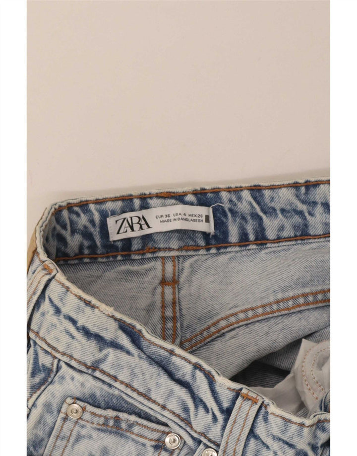 Zara Womens Loose Jeans EU 36 XS W26 L31 Blue