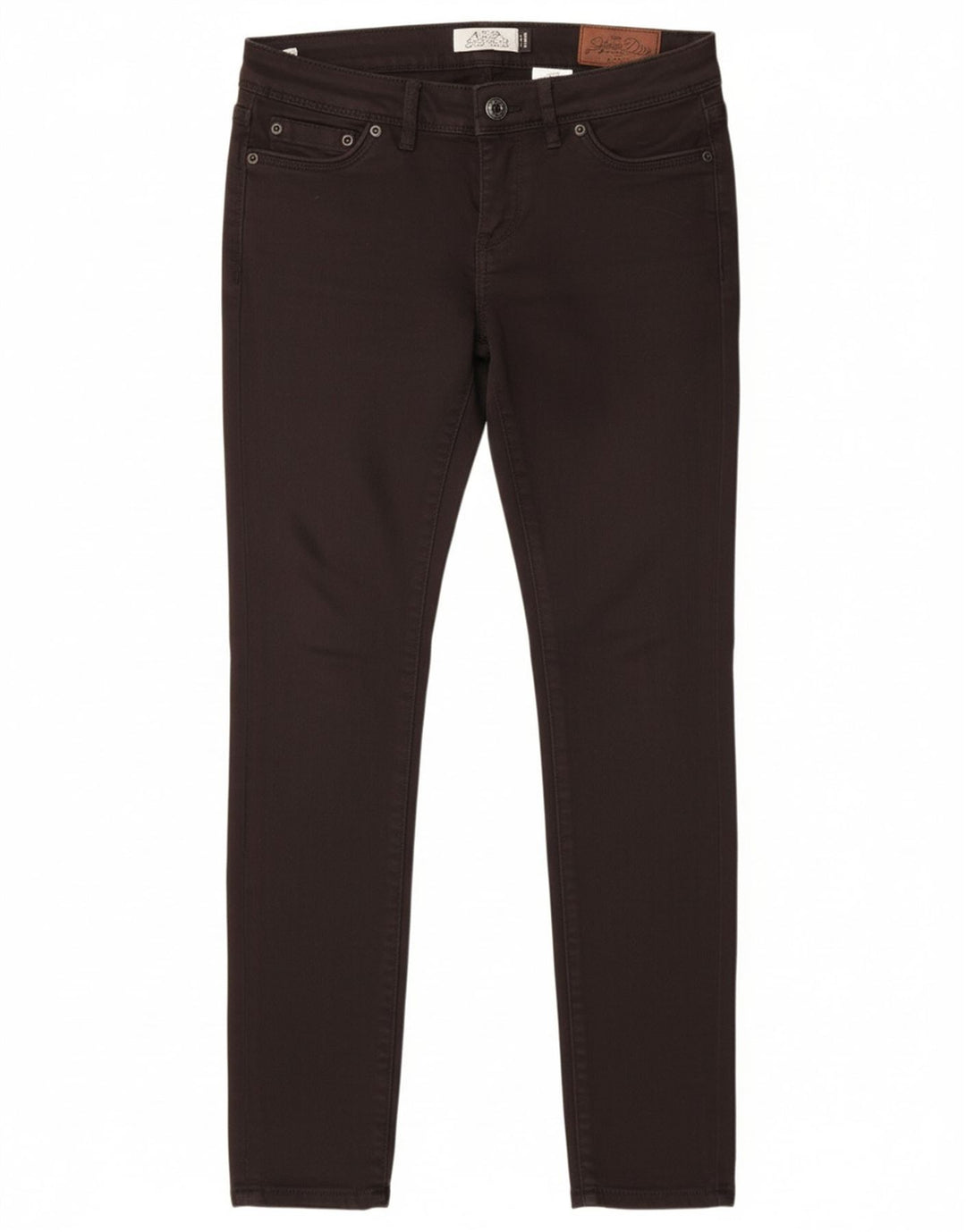 SUPERDRY Womens Jegging Jeans W26 L30 Black Cotton