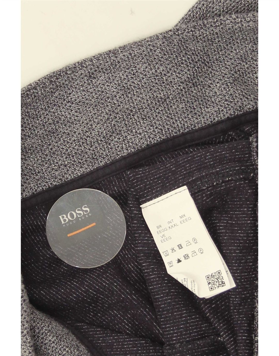 Hugo Boss Mens Tracksuit Top Jacket 3XL Navy Blue Cotton