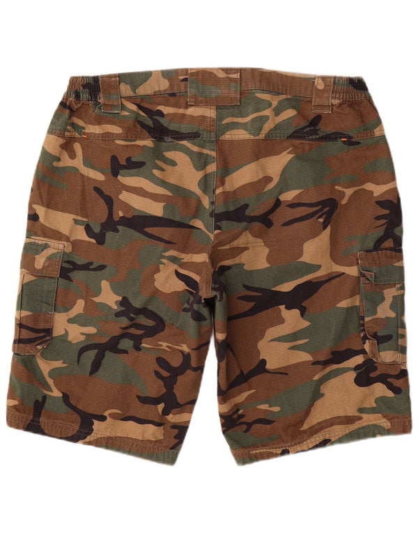 SOLOGNAC Mens Cargo Shorts W38 XL Brown Camouflage