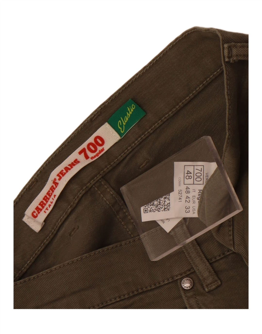 Carrera Mens 700 Regular Fit Casual Trousers IT 48 Medium W33 L32 Khaki