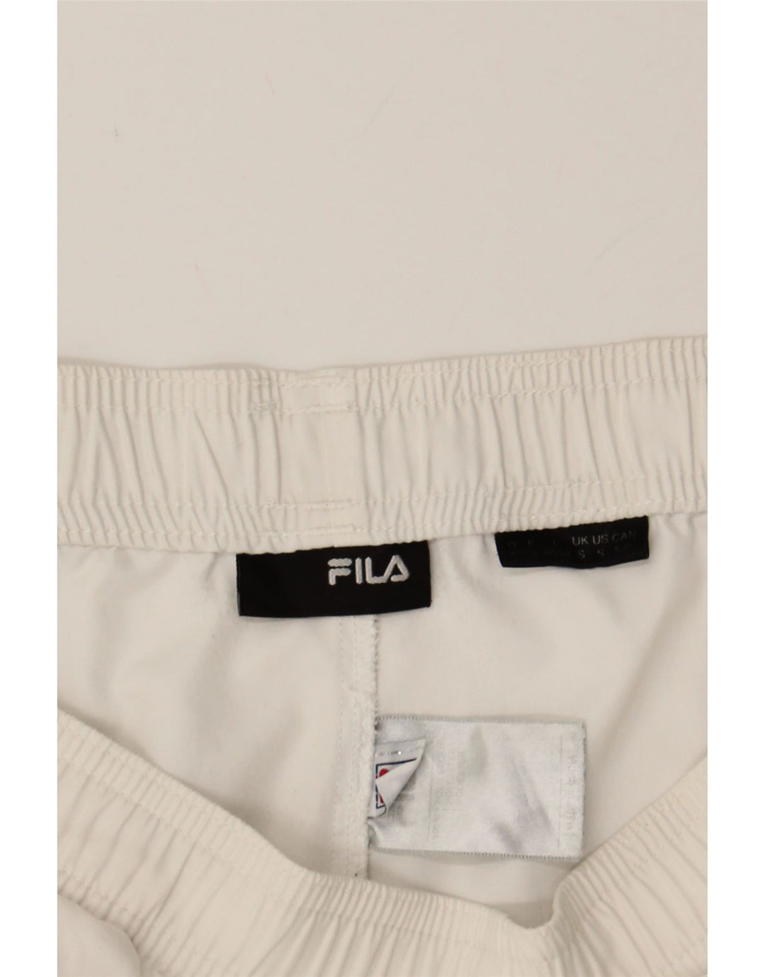 FILA Mens Sport Shorts Small  White Polyester Vintage Fila and Second-Hand Fila from Messina Hembry 