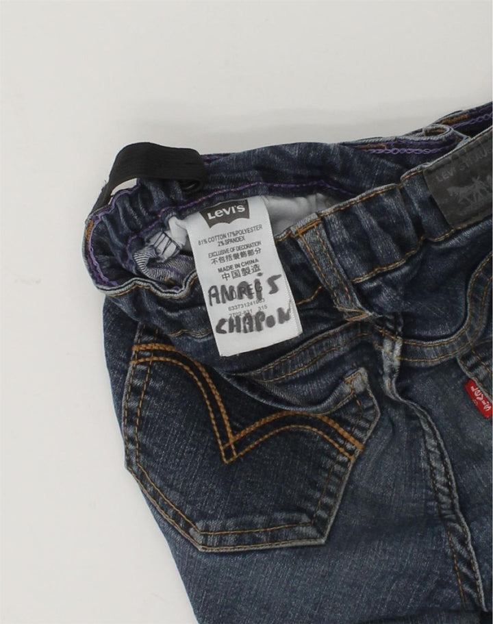 LEVI'S Girls 315 Legging Skinny Jeans 9-10 Years W24 L25 Navy Blue Cotton | Vintage Levi's | Thrift | Second-Hand Levi's | Used Clothing | Messina Hembry 