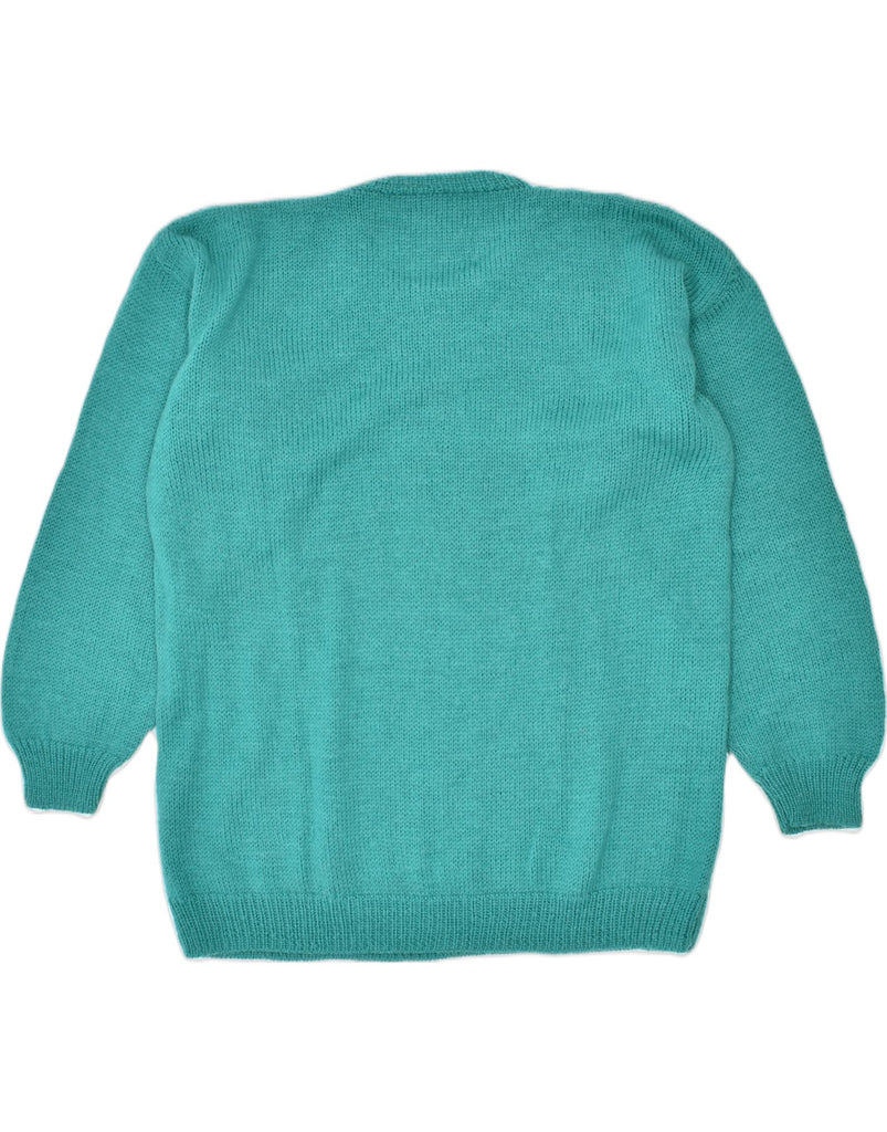 VINTAGE Mens Crew Neck Jumper Sweater XL Green Acrylic | Vintage | Thrift | Second-Hand | Used Clothing | Messina Hembry 