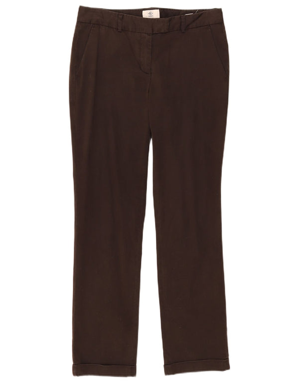 Cerruti 1881 Womens Straight Suit Trousers IT 42 Medium W30 L29 Brown