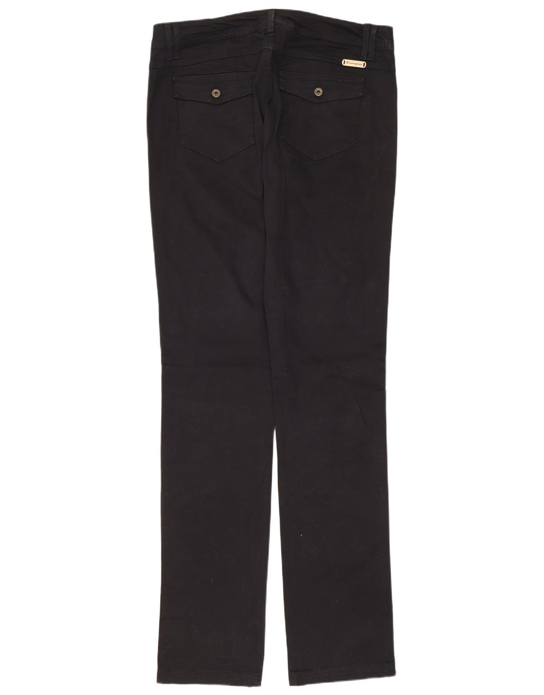 CHAMPION Womens Straight Casual Trousers Medium W30 L34 Black Cotton