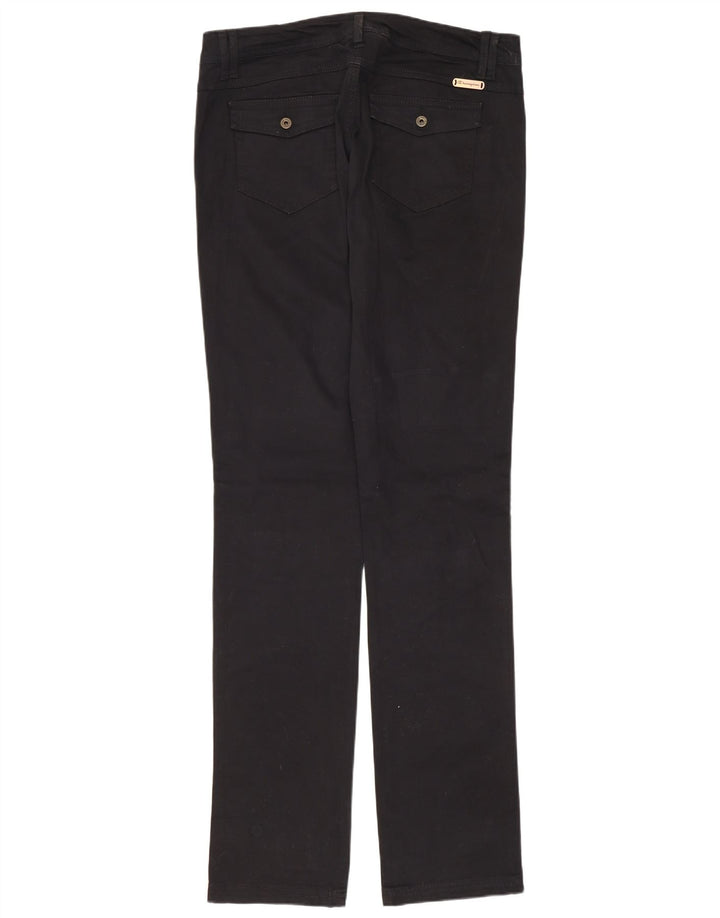 CHAMPION Womens Straight Casual Trousers Medium W30 L34 Black Cotton