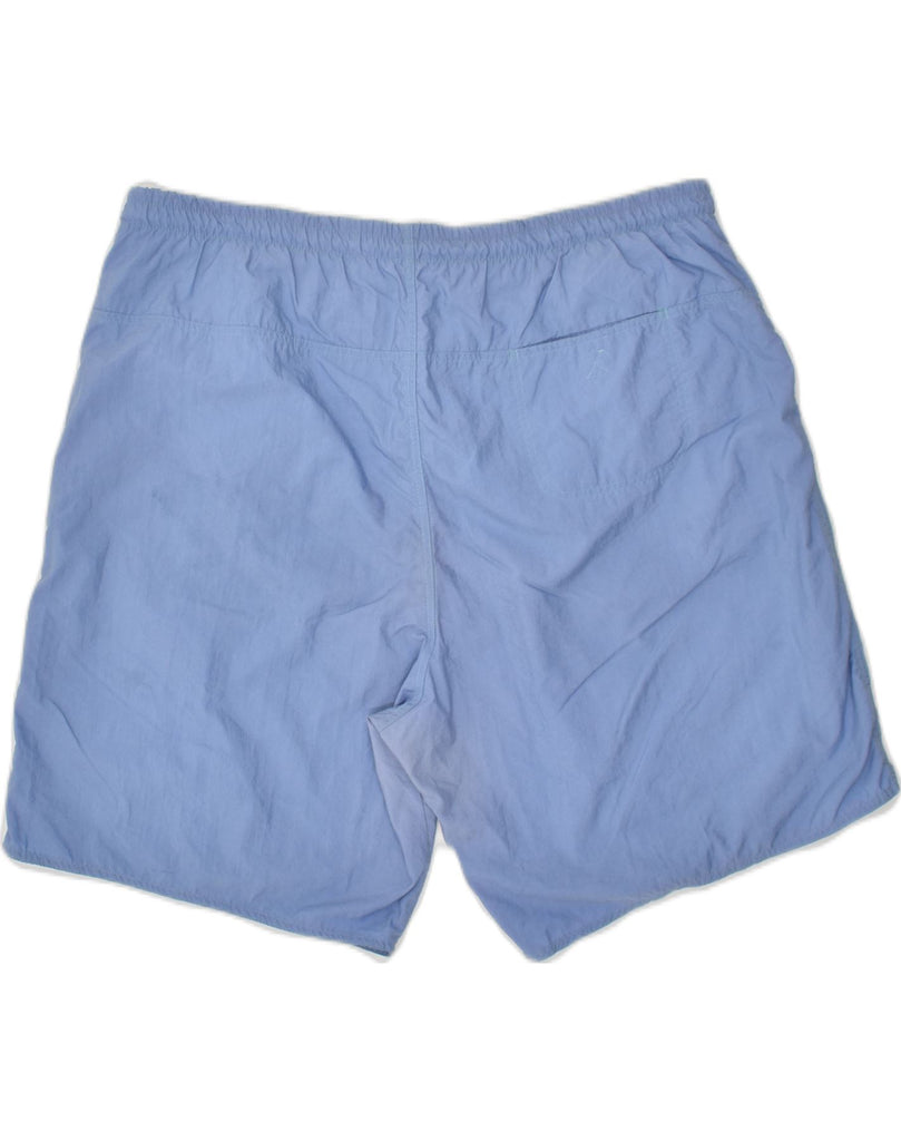 VINTAGE Mens Swimming Shorts 2XL Blue Polyester | Vintage Vintage | Thrift | Second-Hand Vintage | Used Clothing | Messina Hembry 