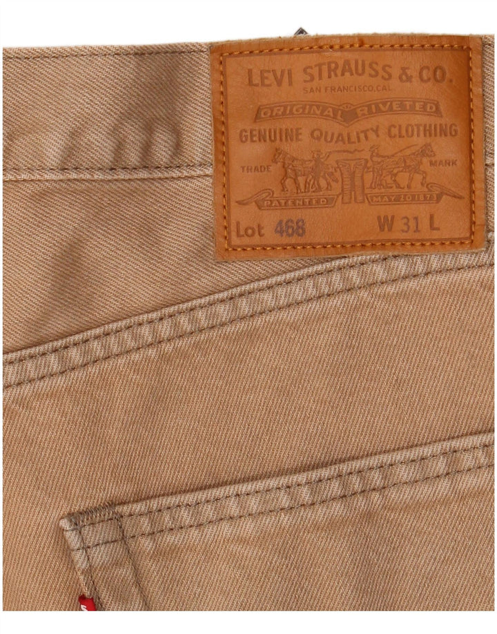 Levi's Mens Denim Shorts W31 Medium Beige Cotton