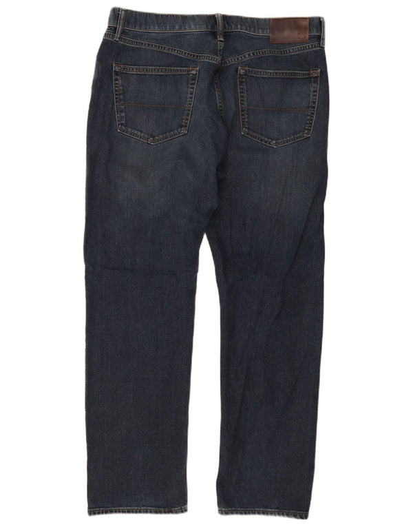 Marks & Spencer Mens Regular Straight Jeans W36 L31 Blue Cotton
