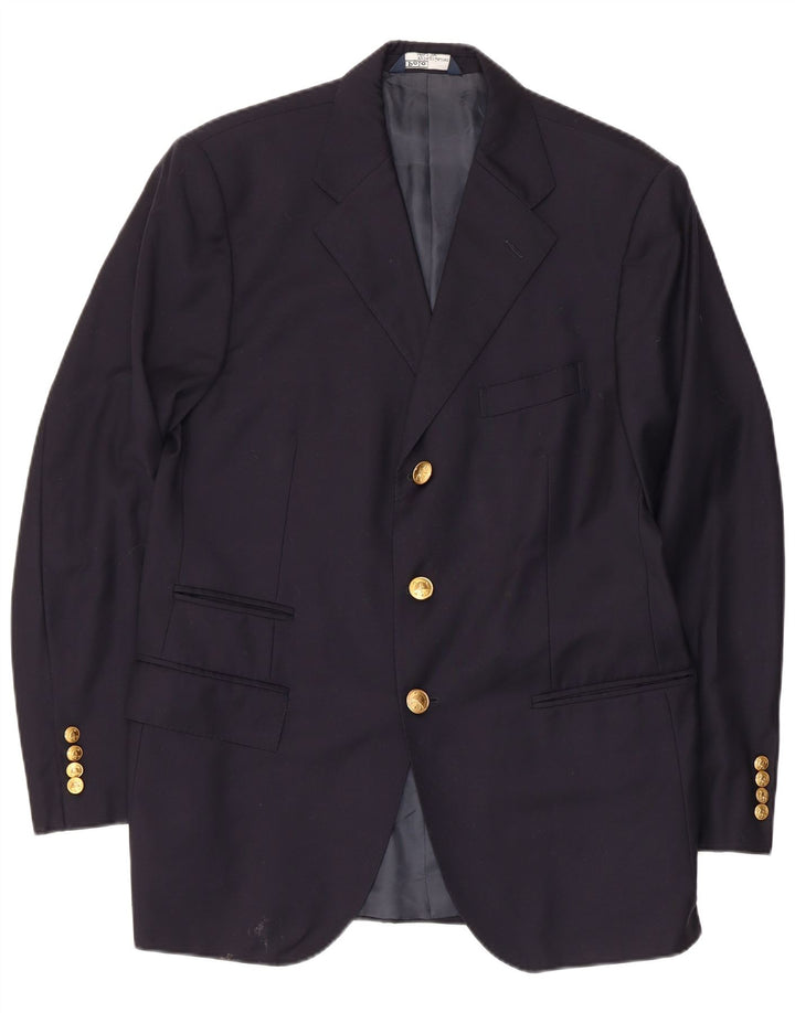 Polo Ralph Lauren Mens Blazer Jacket IT 50 Medium Navy Blue Classic