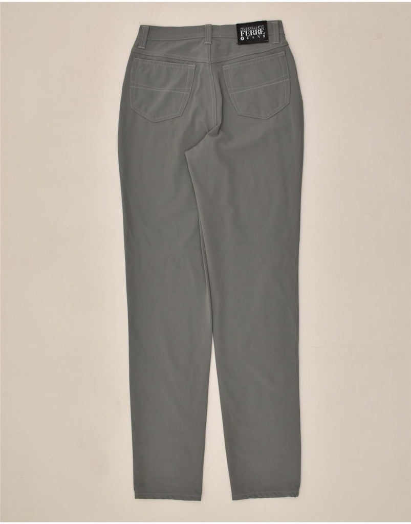 GIANFRANCO FERRE Mens Tapered Casual Trousers IT 46 Small  W32 L34  Grey | Vintage Gianfranco Ferre | Thrift | Second-Hand Gianfranco Ferre | Used Clothing | Messina Hembry 