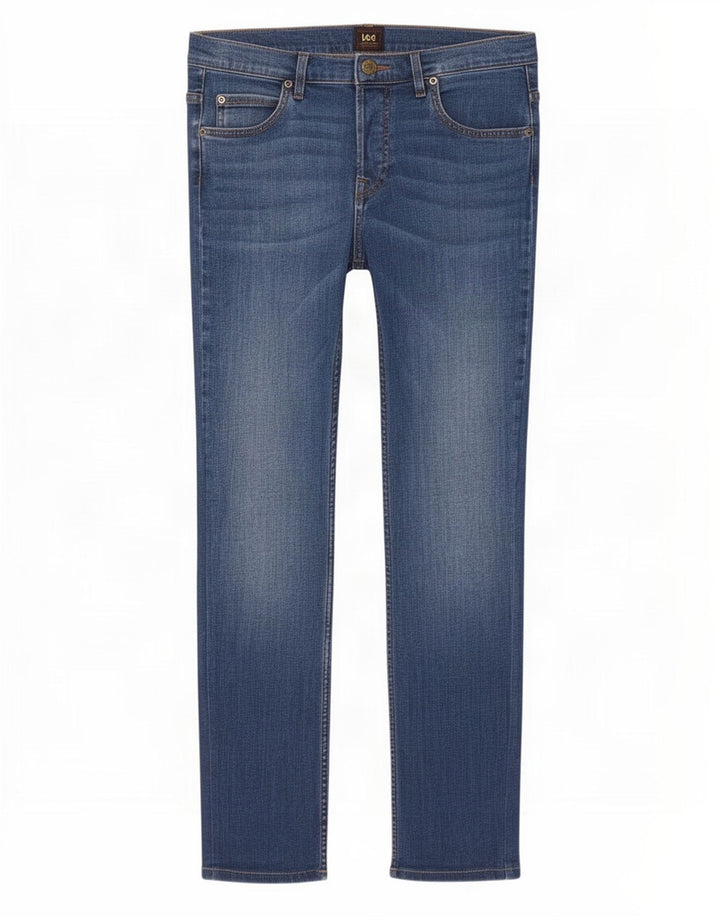 Lee Mens Powell Slim Jeans W30 L30 Blue Cotton