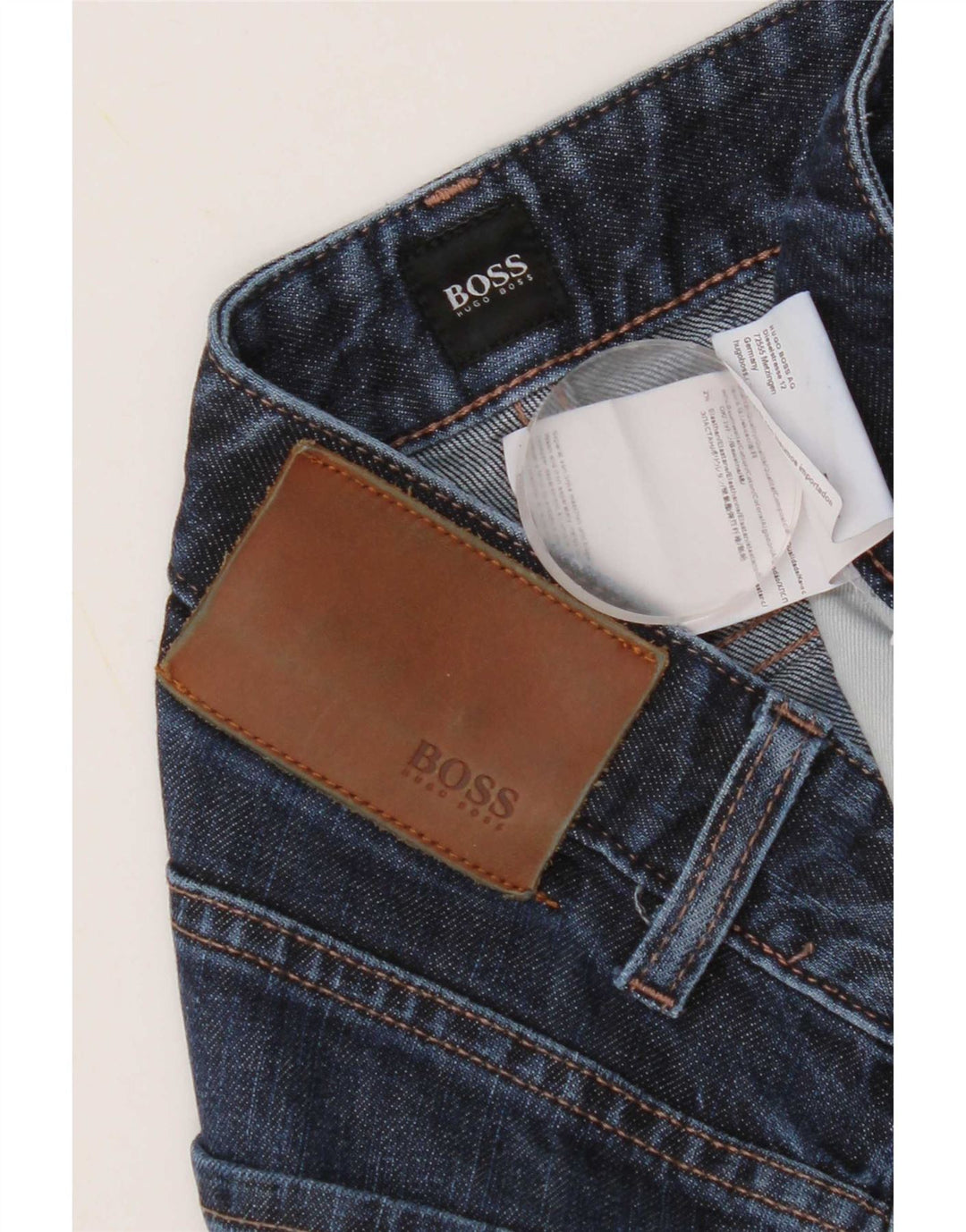 Hugo Boss Womens Slim Jeans W33 L32 Blue Cotton