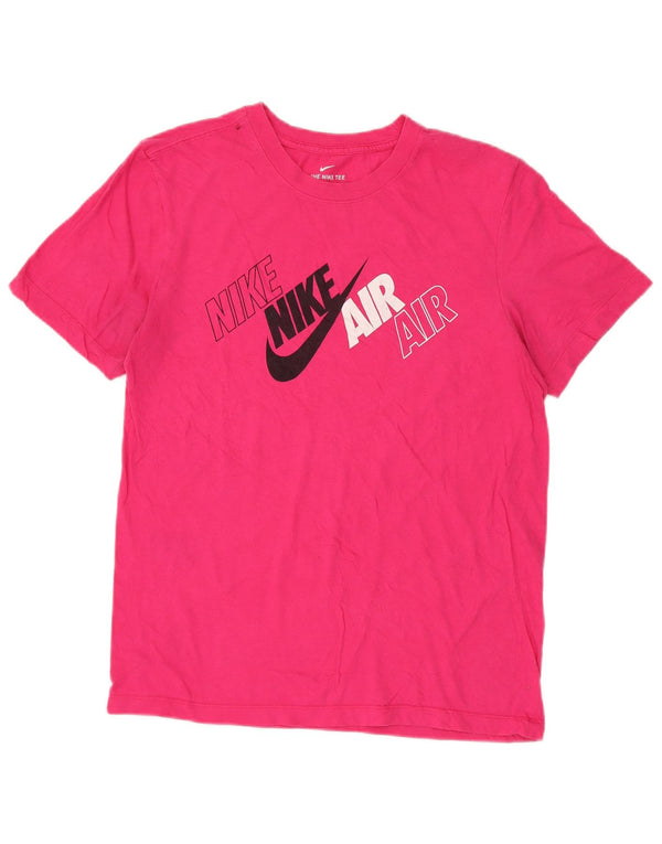 Nike Mens Graphic T-Shirt Top Small Pink Cotton