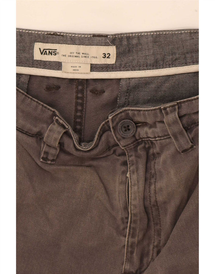 Vans Mens Chino Shorts W32 Medium Grey Cotton