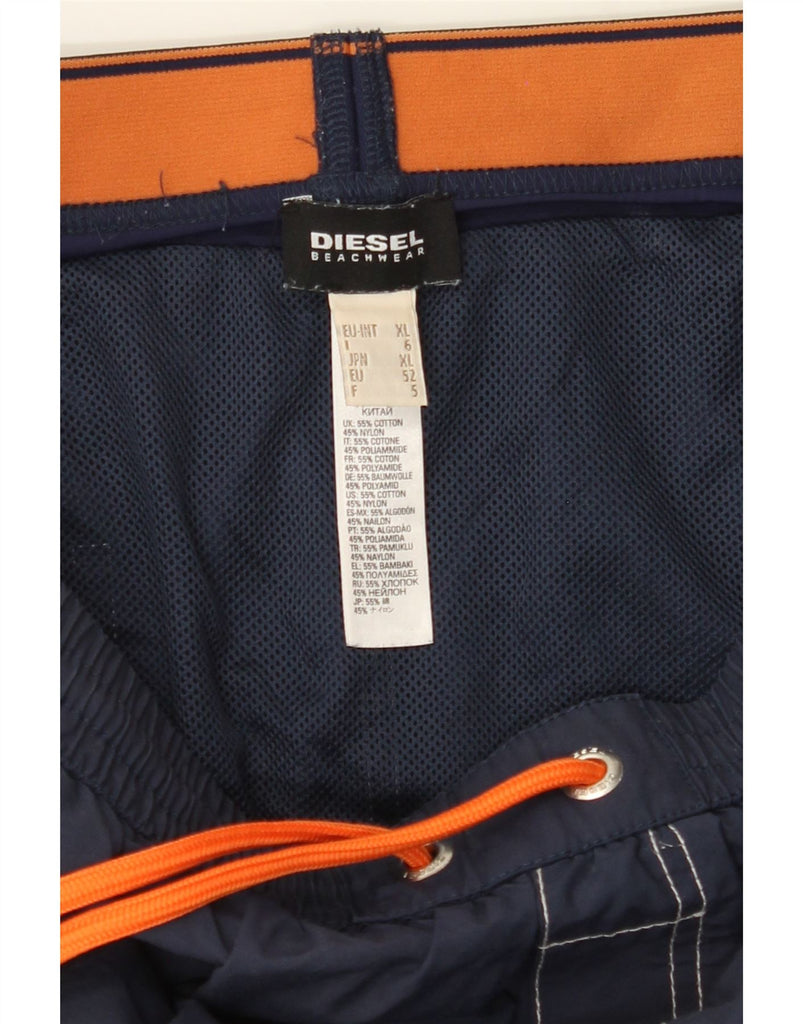 DIESEL Mens Swimming Shorts IT 52 XL Navy Blue Cotton Vintage Diesel and Second-Hand Diesel from Messina Hembry 