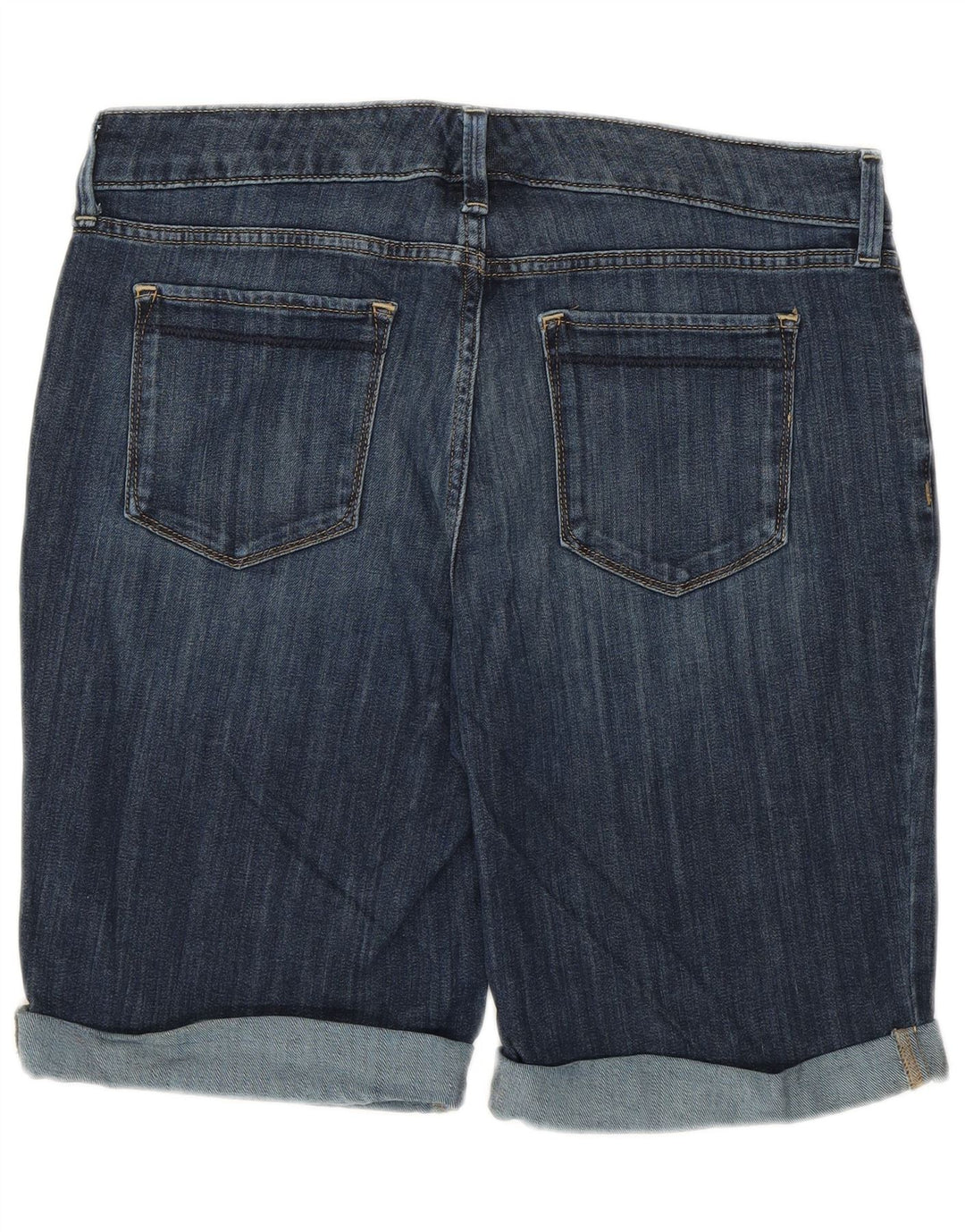 EDDIE BAUER Womens Slightly Curvy Denim Shorts US 10 Large W32  Blue