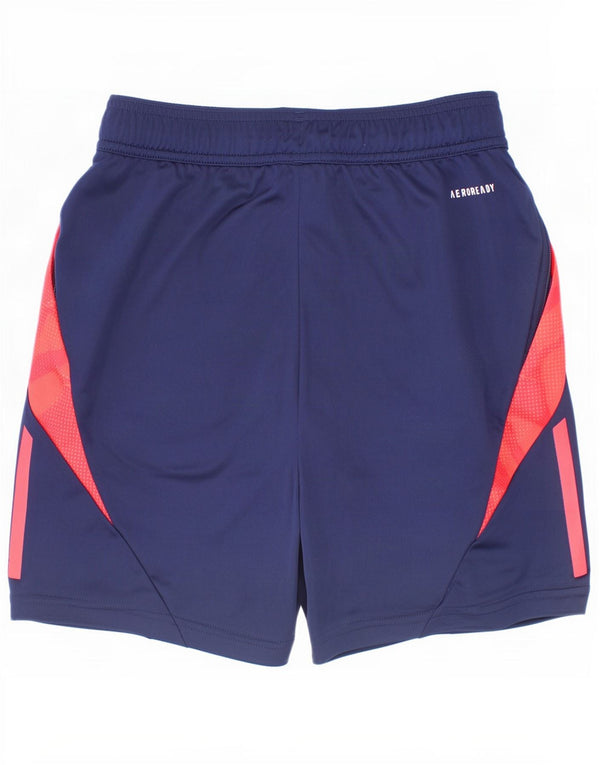 Adidas Boys Manchester United Sport Shorts 11-12 Years Navy Blue