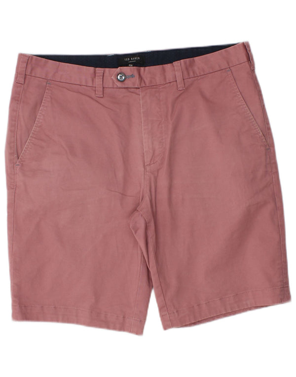 Ted Baker Mens Chino Shorts W32 Medium Pink