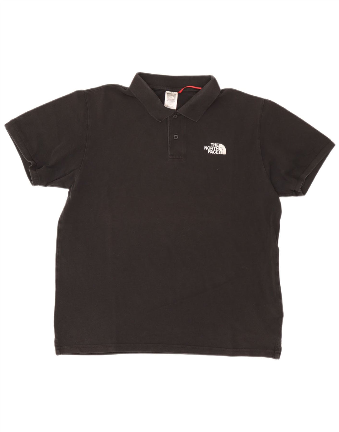 The North Face Mens Polo Shirt Large Black Cotton