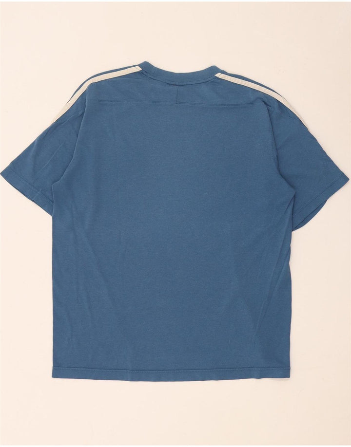 Adidas Mens T-Shirt Top Small Blue Cotton