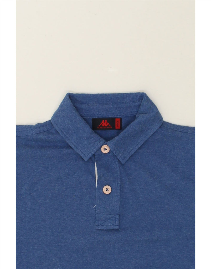 KAPPA Mens Polo Shirt Large Blue | Vintage Kappa | Thrift | Second-Hand Kappa | Used Clothing | Messina Hembry 