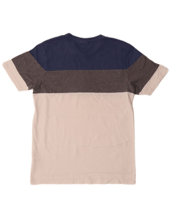 Ellesse Mens Graphic T-Shirt Top Medium Multicoloured Colourblock Cotton
