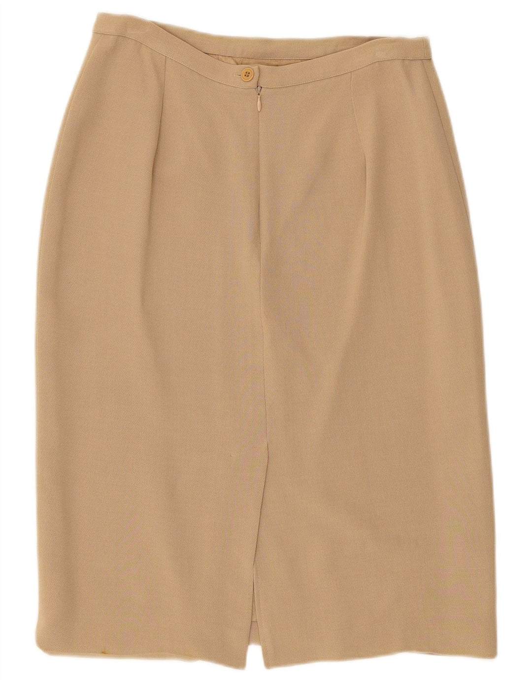 Max & Co. Womens Pencil Skirt UK 12 Medium W28 Beige Acetate