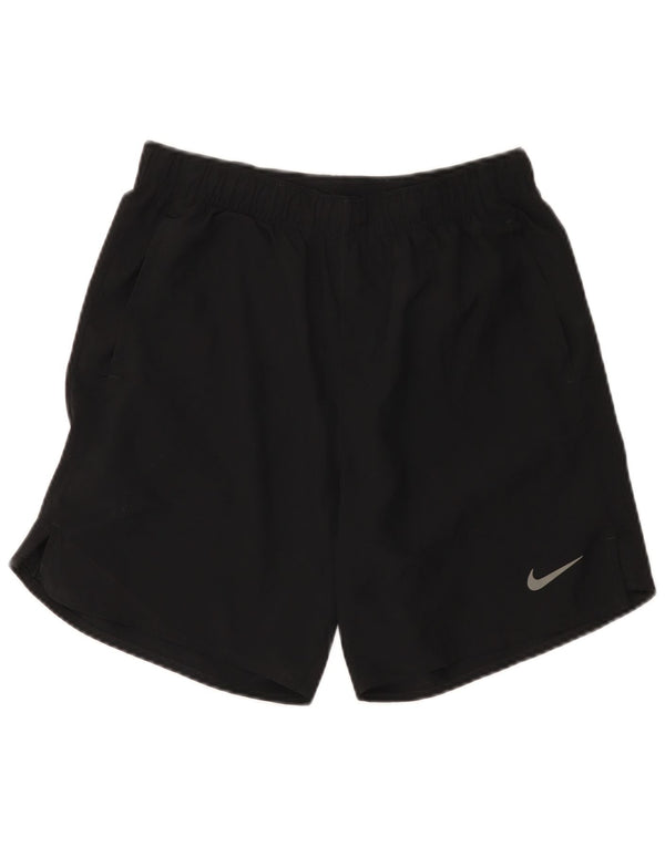 Nike Womens Dri Fit Sport Shorts UK 10 Small Black Polyester