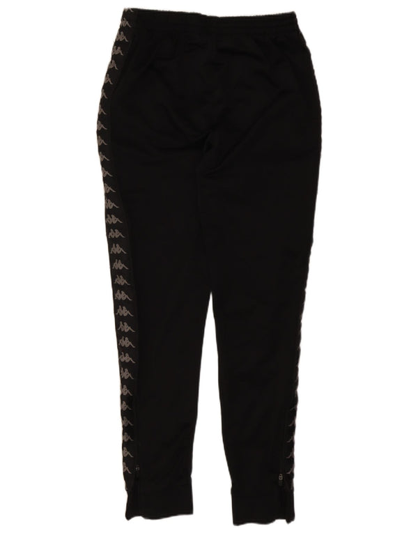 Kappa Mens Graphic Tracksuit Trousers Joggers Large Black