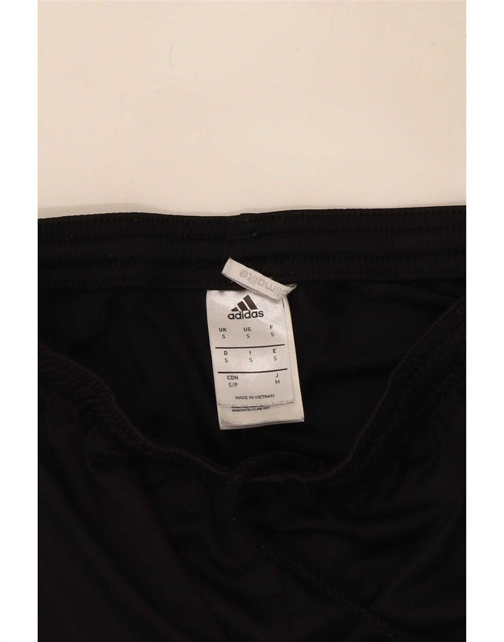 Adidas Mens Climalite Sport Shorts Small Black Colourblock Polyester