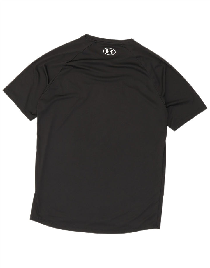Under Armour Mens Graphic T-Shirt Top Medium Black Polyester