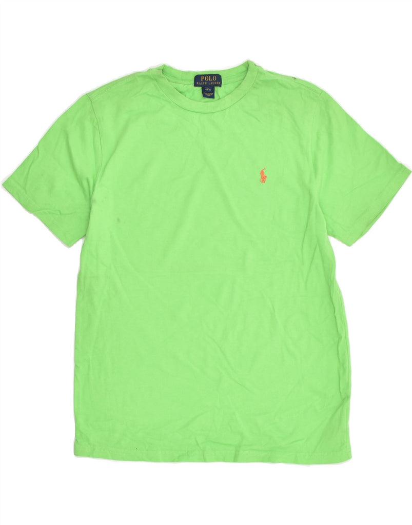 POLO RALPH LAUREN Boys T-Shirt Top 14-15 Years Large Green Cotton | Vintage Polo Ralph Lauren | Thrift | Second-Hand Polo Ralph Lauren | Used Clothing | Messina Hembry 