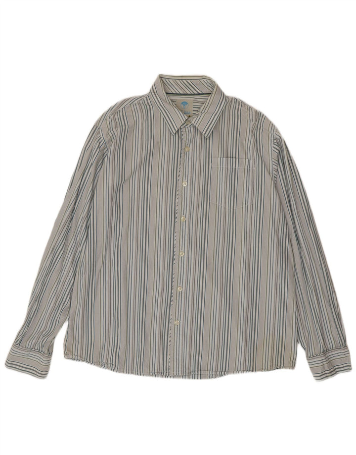 Fat Face Mens Shirt XL Multicoloured Striped Cotton