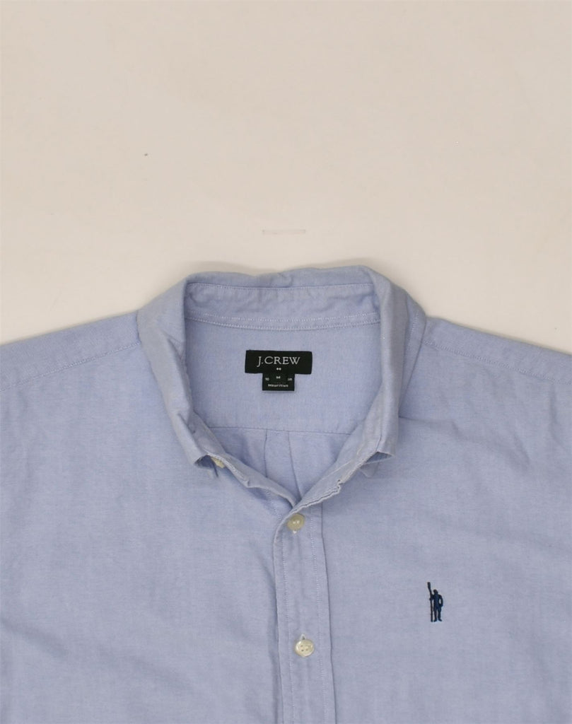 J. CREW Mens Shirt Medium Blue Cotton | Vintage J. Crew | Thrift | Second-Hand J. Crew | Used Clothing | Messina Hembry 