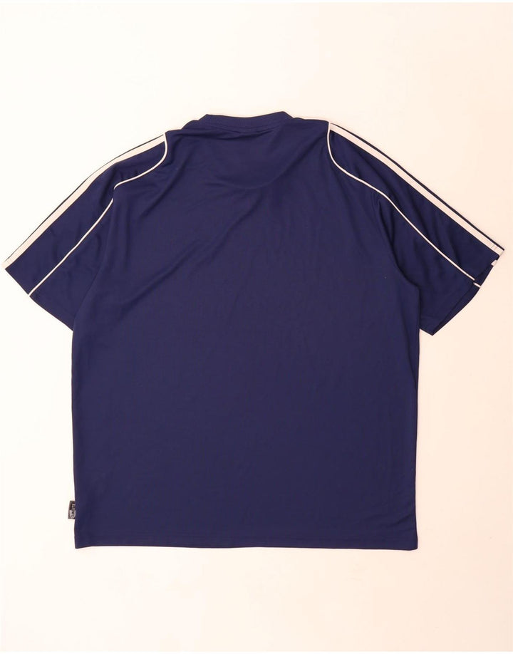 Adidas Mens Climalite T-Shirt Top XL Navy Blue Polyester