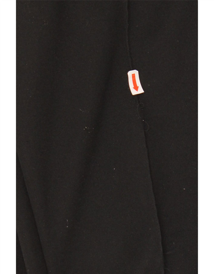 ADIDAS Mens Tracksuit Trousers UK 14 Large Black Polyester