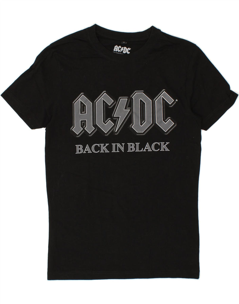 VINTAGE Mens AC DC Graphic T-Shirt Top Small Black Vintage Vintage and Second-Hand Vintage from Messina Hembry 