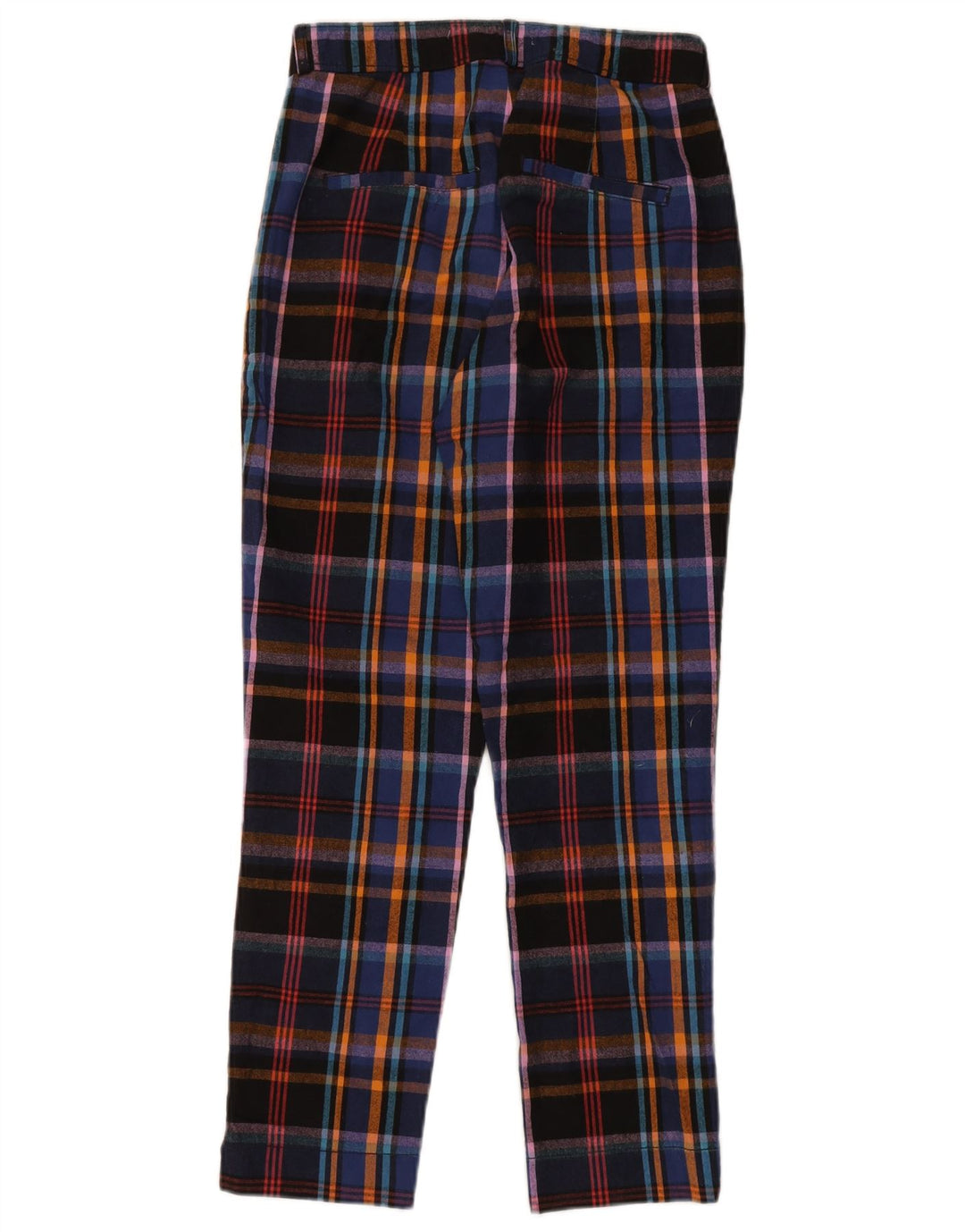 Hollister Womens Cropped Trousers Small W27 L25 Multicoloured Plaid