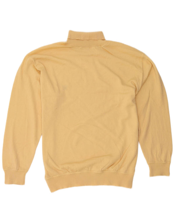 Paul & Shark Mens Yachting Roll Neck Jumper Sweater Large Yellow New Wool