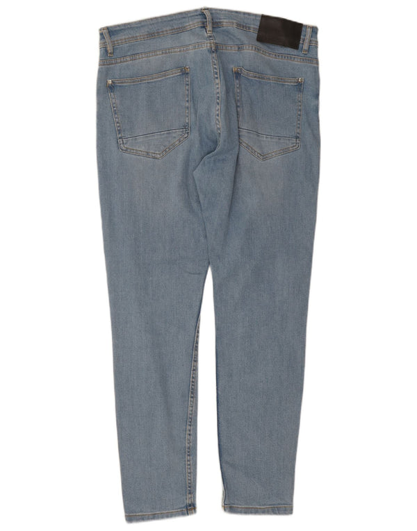Zara Mens Skinny Jeans EU 46 XL W36 L28 Blue