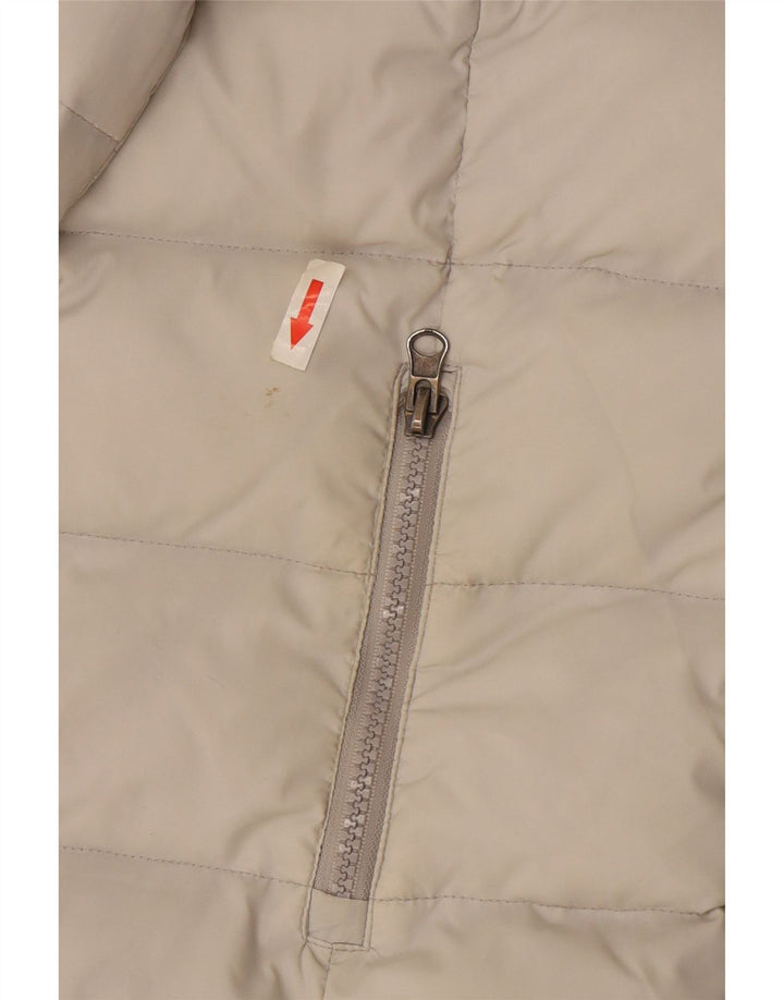 Best Company Womens Hooded Padded Jacket UK 14 Medium White Nylon