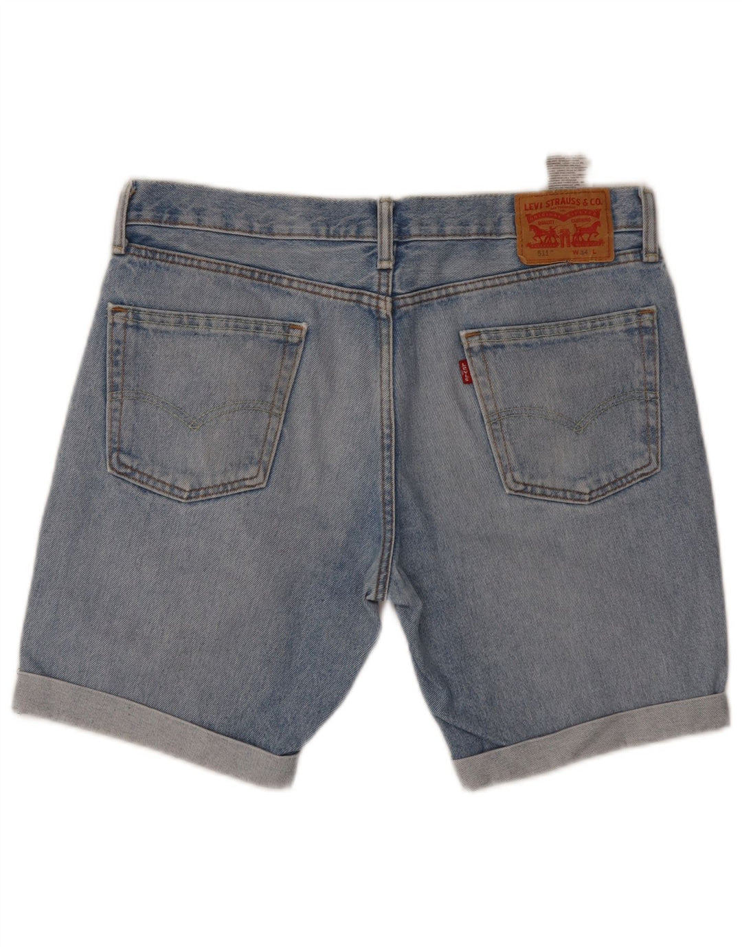 Levi's Mens 511 Denim Shorts W34 Large  Blue Cotton
