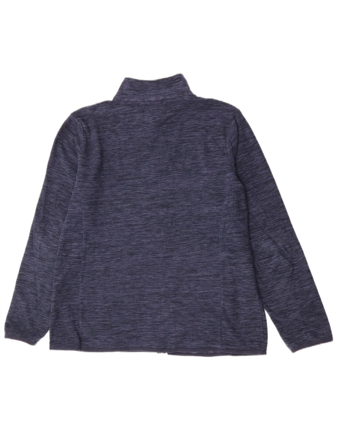 Mountain Warehouse Womens Fleece Jacket UK 16 Large Navy Blue Flecked