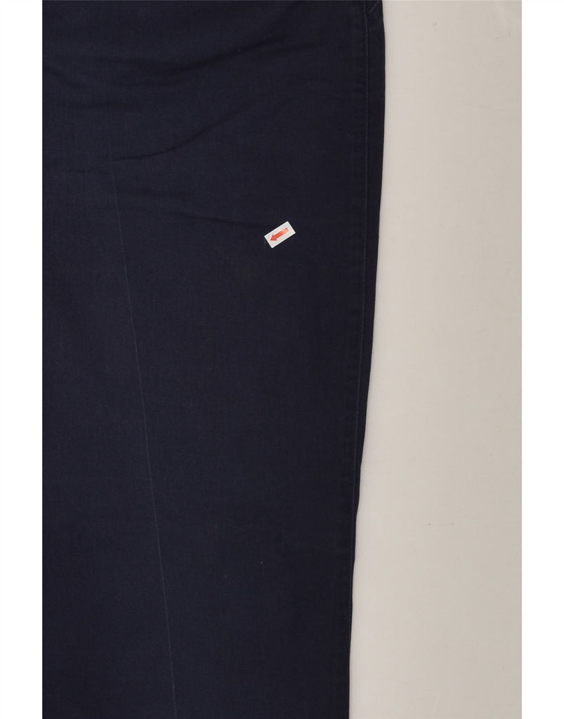 LEE Womens Tapered Chino Trousers US 12 Large W28 L30 Navy Blue Cotton | Vintage Lee | Thrift | Second-Hand Lee | Used Clothing | Messina Hembry 