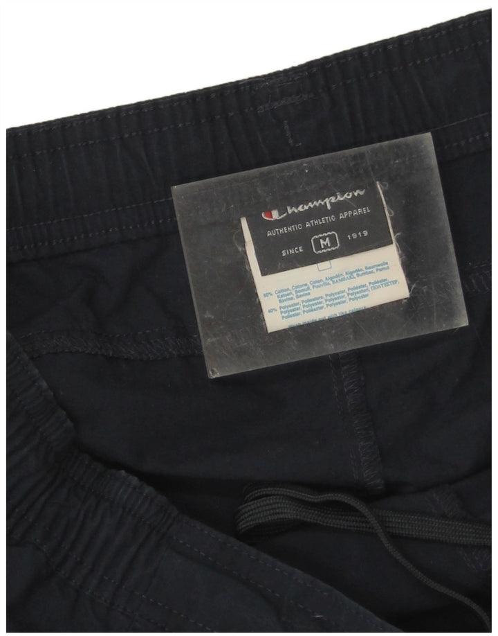 Champion Mens Tracksuit Trousers Joggers Medium  Navy Blue Cotton