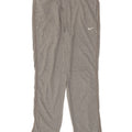 NIKE Mens Tracksuit Trousers Large  Grey Cotton