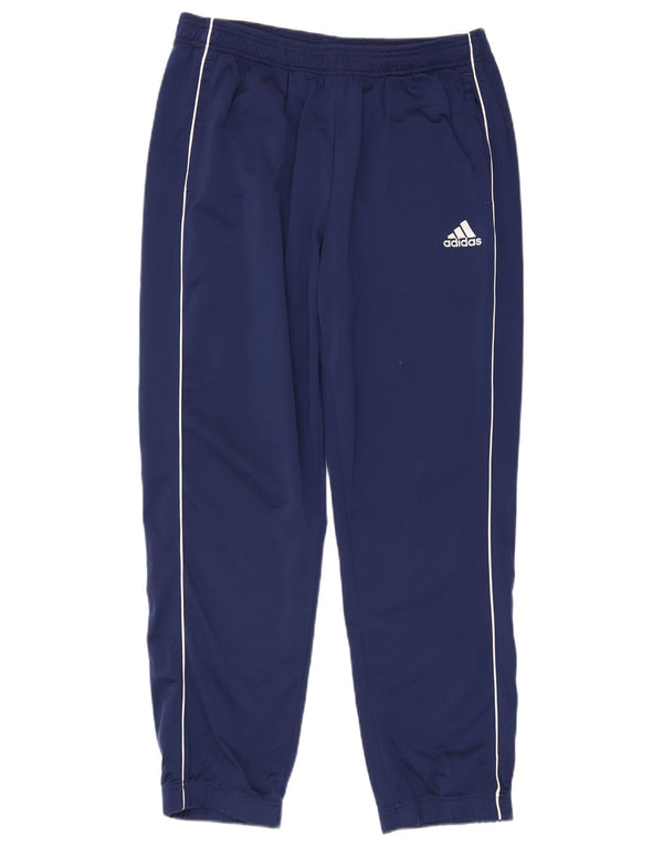 Adidas Mens Tracksuit Trousers Joggers XL Navy Blue Polyester